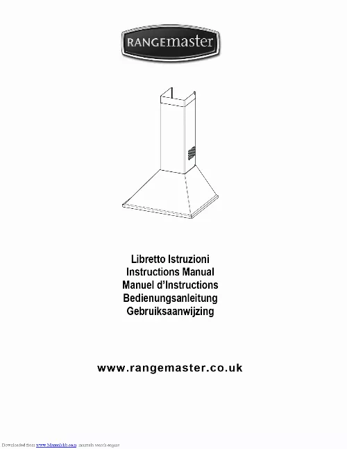 Mode d'emploi RANGEMASTER CHIMNEY HOOD