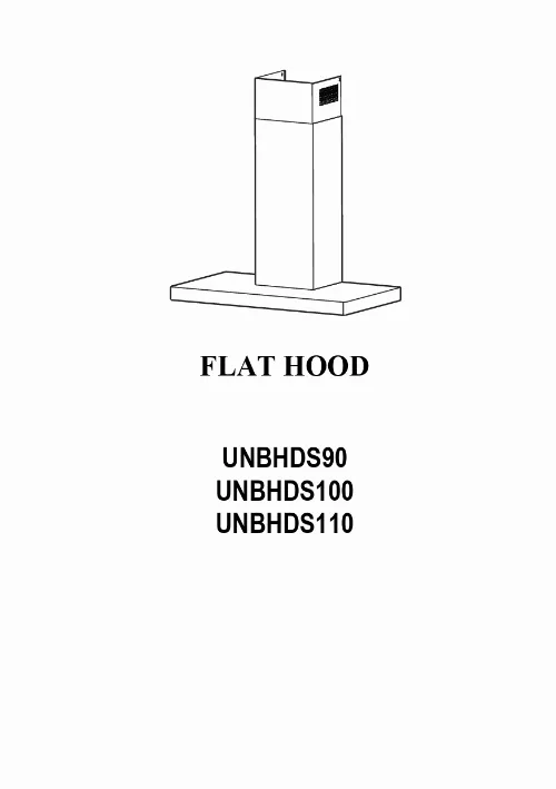 Mode d'emploi RANGEMASTER FLAT HOOD