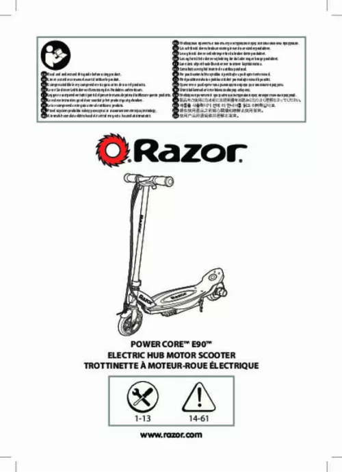 Mode d'emploi RAZOR POWER A2