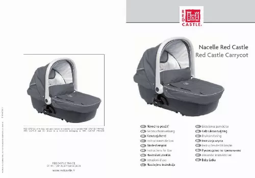 Mode d'emploi RED CASTLE CARRYCOT