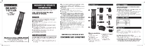 Mode d'emploi REMINGTON MB-900