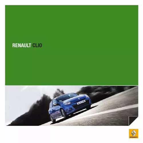 Mode d'emploi RENAULT CLIO GT
