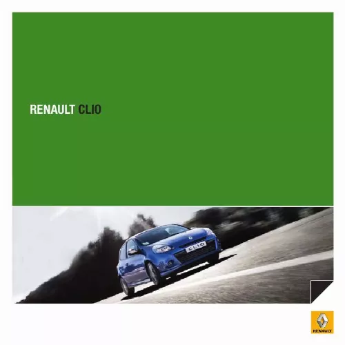 Mode d'emploi RENAULT CLIO