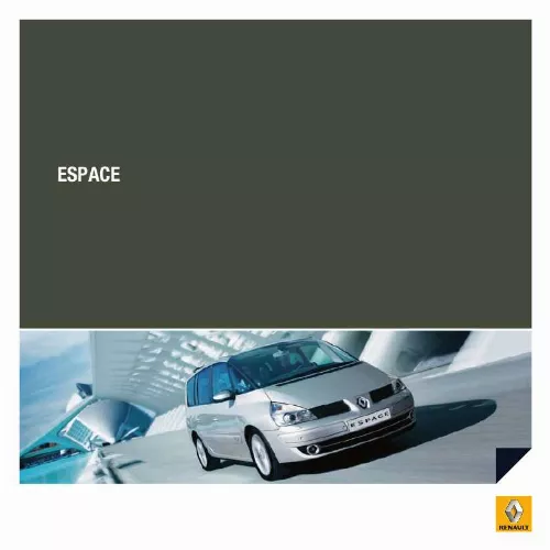 Mode d'emploi RENAULT ESPACE