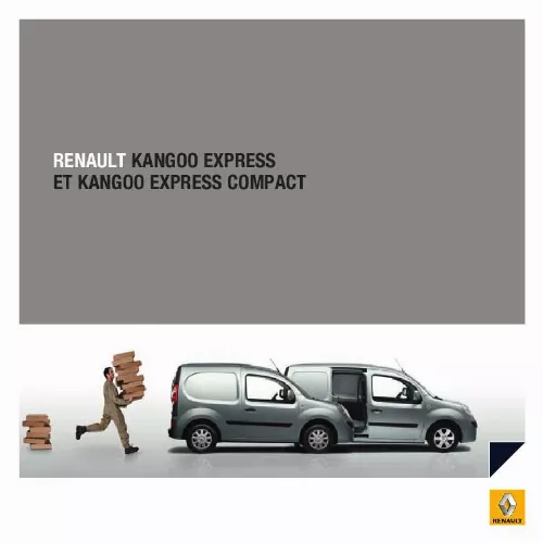 Mode d'emploi RENAULT KANGOO EXPRESS COMPACT