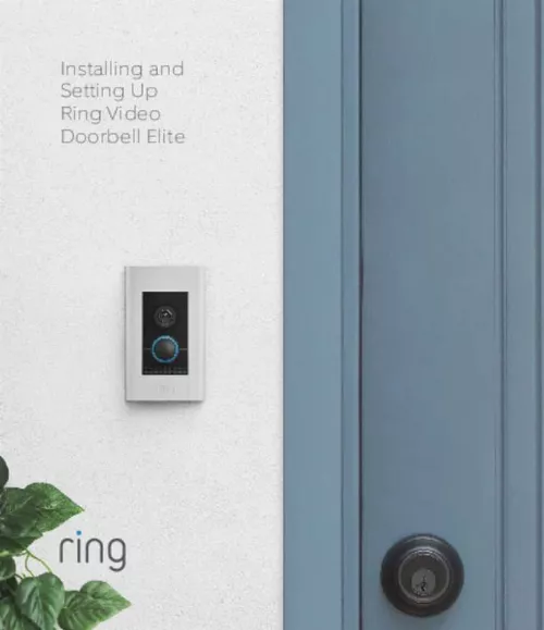 Mode d'emploi RING DOORBELL ELITE