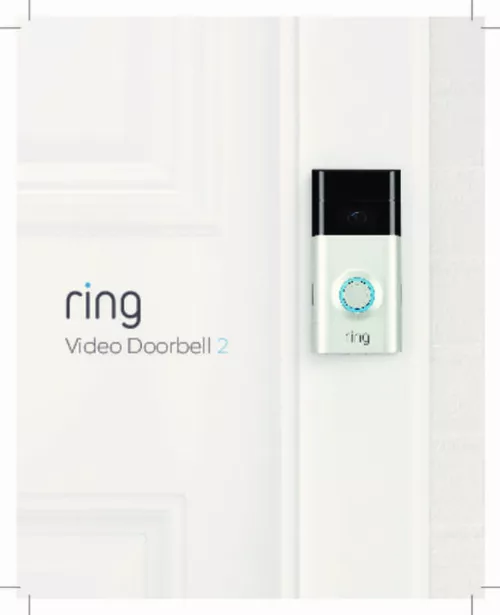 Mode d'emploi RING DOORBELL V2