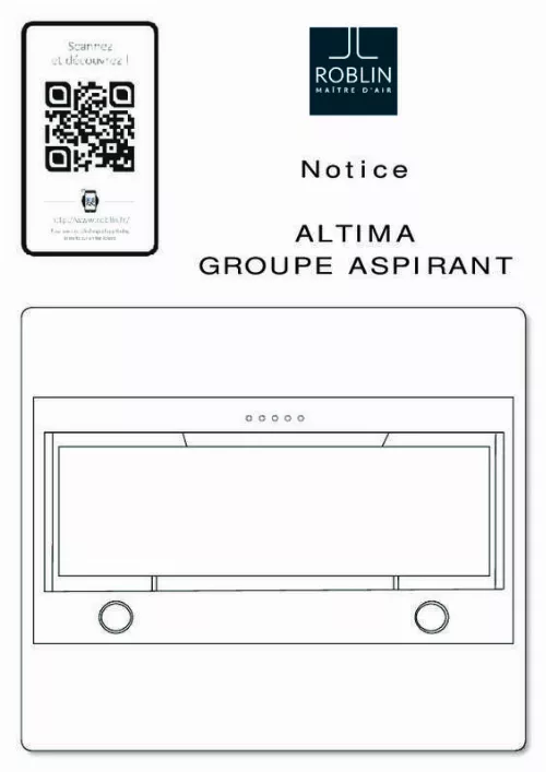 Mode d'emploi ROBLIN ALTIMA 560