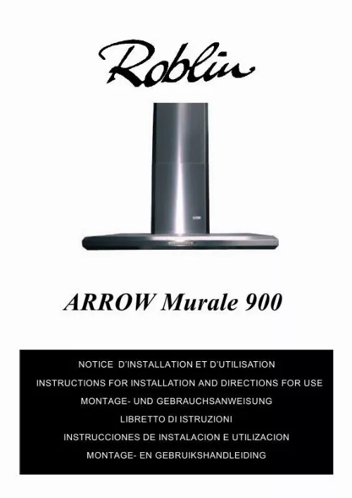 Mode d'emploi ROBLIN ARROW MURALE 900