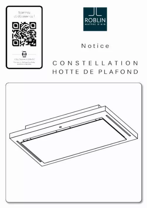 Mode d'emploi ROBLIN CONSTELLATION 1200 CLEAN-R