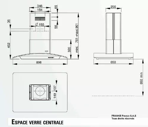 Mode d'emploi ROBLIN ESPACE VERRE CENTRALE