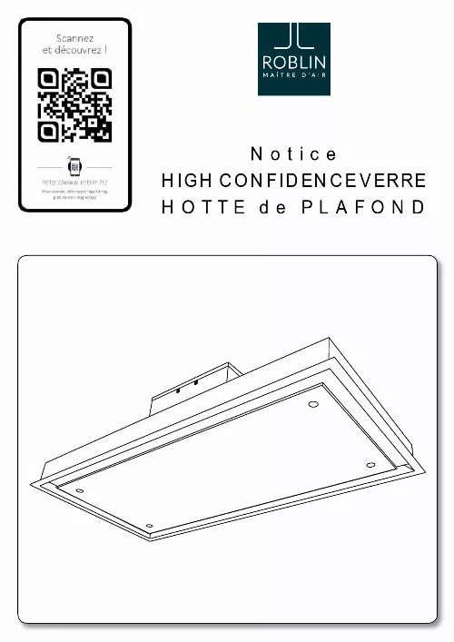 Mode d'emploi ROBLIN HIGH CONFIDENCE PLUS 1200