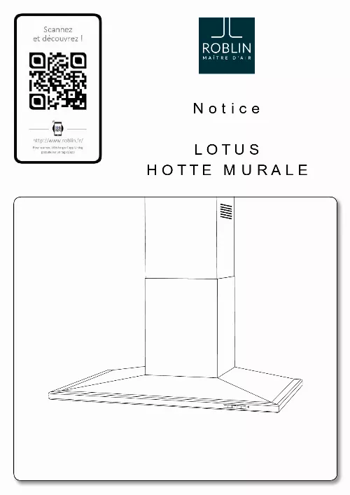 Mode d'emploi ROBLIN LOTUS 900/2