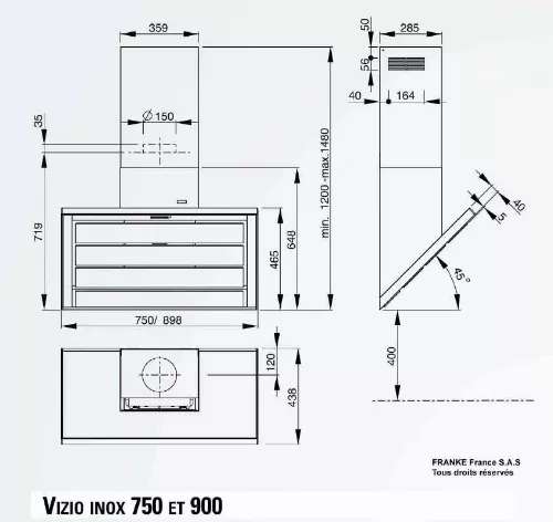Mode d'emploi ROBLIN VIZIO INOX 900