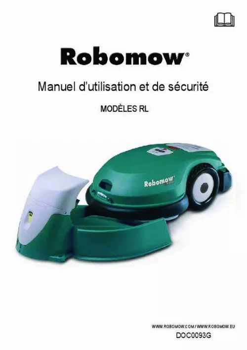 Mode d'emploi ROBOMOW RL-2000