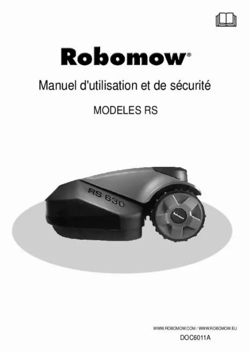 Mode d'emploi ROBOMOW RS-630
