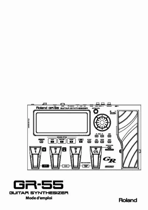 Mode d'emploi ROLAND GR-55GK