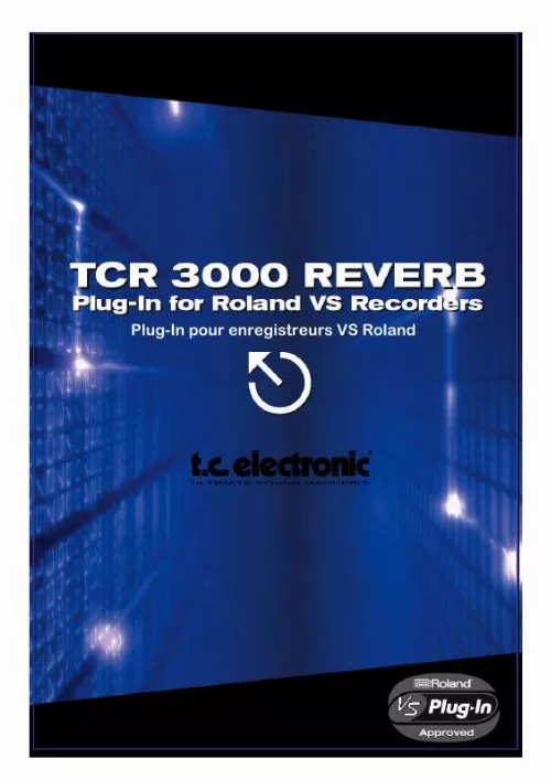 Mode d'emploi ROLAND TCR3000