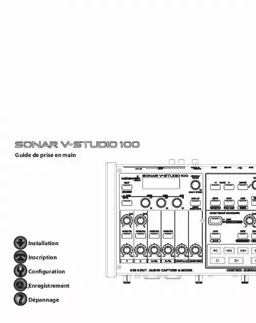 Mode d'emploi ROLAND V-STUDIO 100