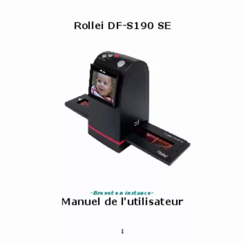 Mode d'emploi ROLLEI DF-S190 SE