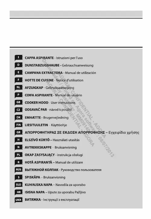 Mode d'emploi ROSIERES PGRGM9185