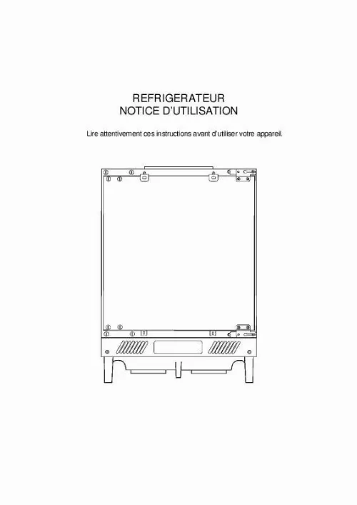 Mode d'emploi ROSIERES RBPA 154