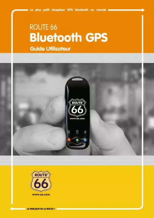 Mode d'emploi ROUTE 66 BT-GPS