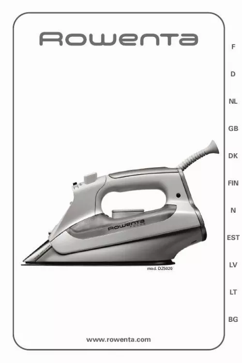 Mode d'emploi ROWENTA DZ 5040