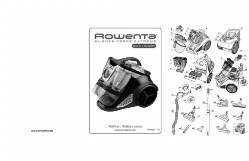 Mode d'emploi ROWENTA RO8154 11 SILENCE FORCE EXTREME CYCLONIC