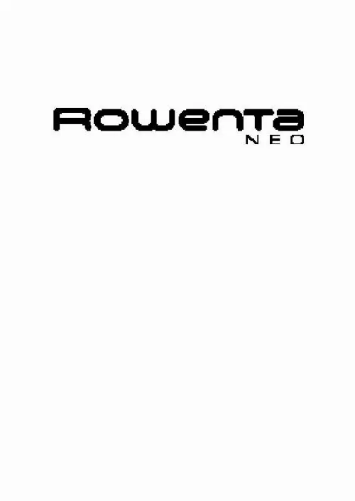 Mode d'emploi ROWENTA TJ 4022