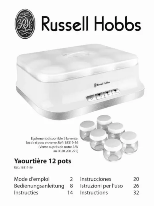 Mode d'emploi RUSSELL HOBBS 18317-56