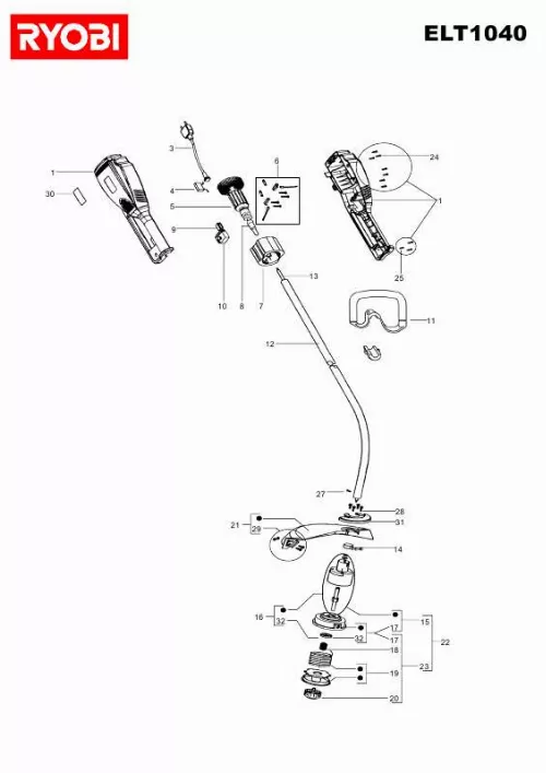 Mode d'emploi RYOBI ELT1040