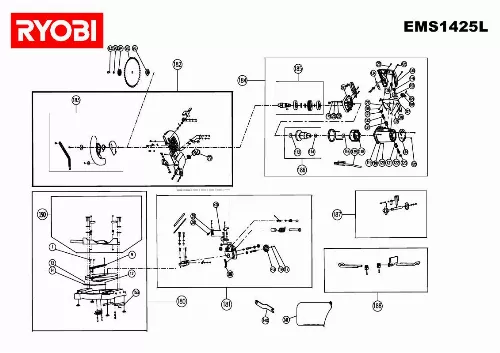 Mode d'emploi RYOBI EMS1425L