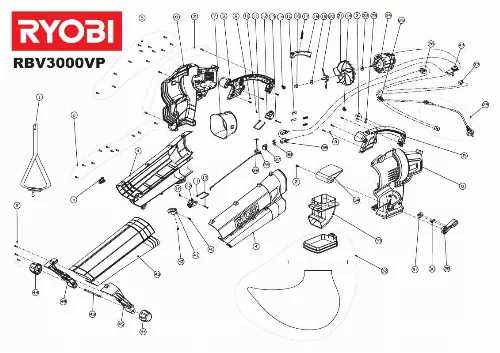 Mode d'emploi RYOBI RBV3000VP