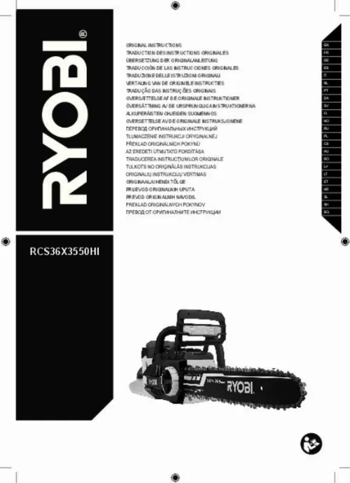 Mode d'emploi RYOBI RCS36X3550HI