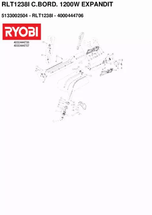 Mode d'emploi RYOBI RLT1238I
