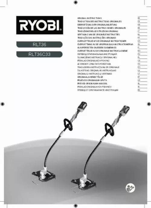 Mode d'emploi RYOBI RLT36C33