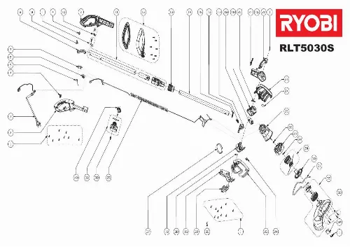 Mode d'emploi RYOBI RLT5030S