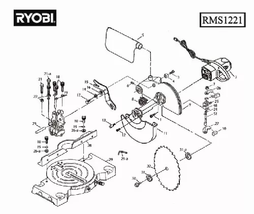 Mode d'emploi RYOBI RMS1221