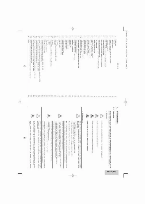 Mode d'emploi SAGEM AXIUM DLP D45S