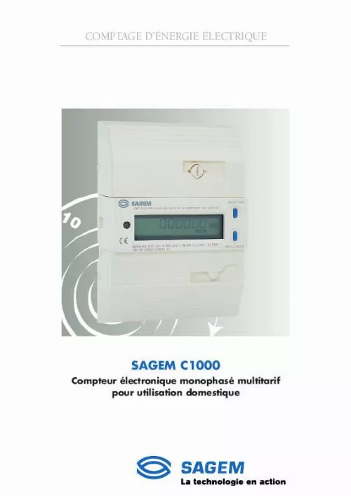 Mode d'emploi SAGEM C1000