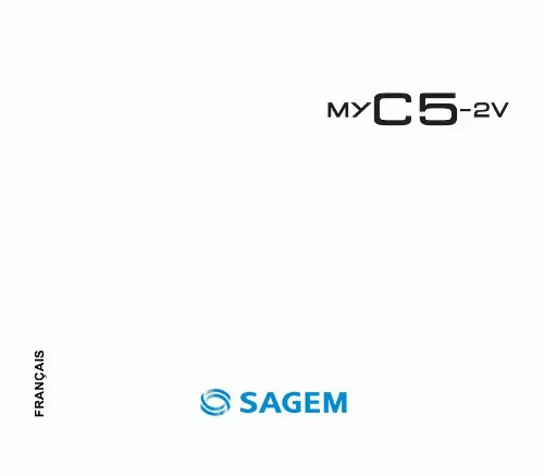 Mode d'emploi SAGEM MYC5-V2