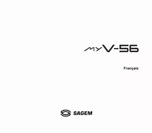 Mode d'emploi SAGEM MYV-56