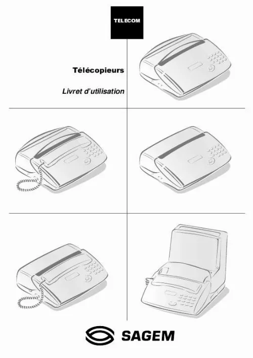 Mode d'emploi SAGEM PHONEFAX 2330