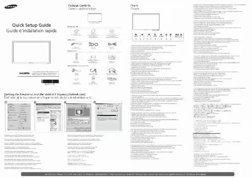 Mode d'emploi SAMSUNG SYNCMASTER 650TS-2