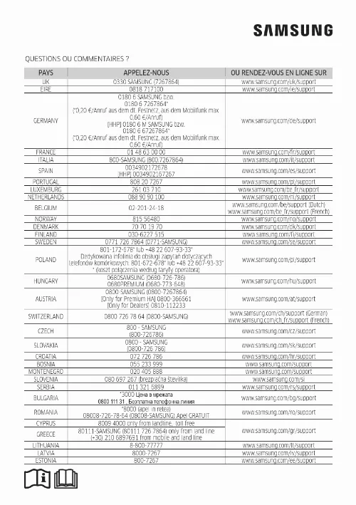 Mode d'emploi SAMSUNG AR12MSFPEWQNET