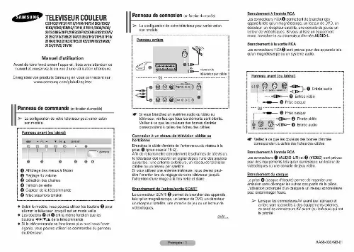 Mode d'emploi SAMSUNG CS-15K10MJ