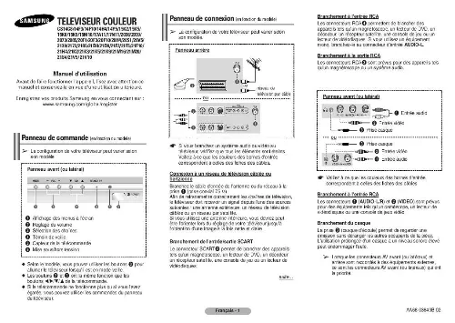 Mode d'emploi SAMSUNG CS-21K10MG