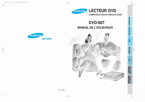 Mode d'emploi SAMSUNG DVD-907