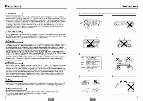 Mode d'emploi SAMSUNG DVD-E235